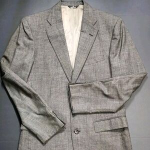 Vintage Chaps by Ralph Lauren Donegal Pattern Wool Tweed Blazer Made‎ USA 42L